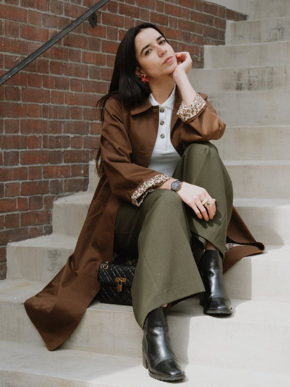 SEZANE Clyde Trench Coat - Used only for photos (in perfect condition) - Picture 4 of 5